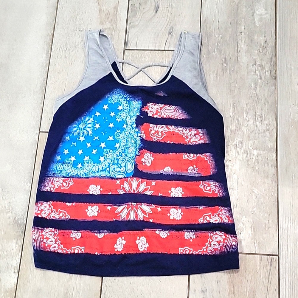 Made in the blue  tank  top size Xlarge #581-624